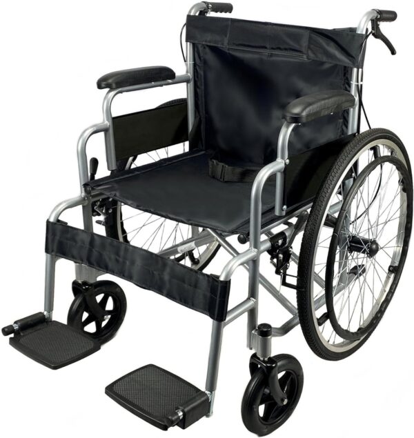 Self Propelled Folding Wheelchair (Grey)