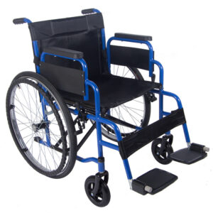 Self Propelled Folding Wheelchair (Blue)