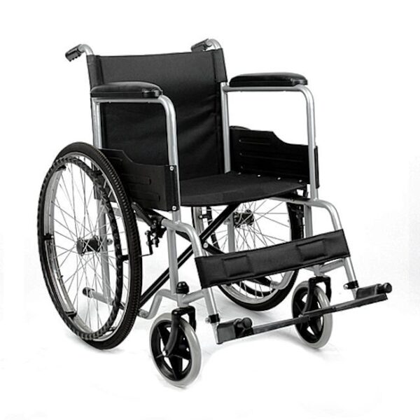 Self Propelled Folding Wheelchair (Grey)