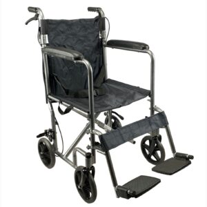 Ultra Lightweight Compact Travel Wheelchair with Attendant Brake (10kg)