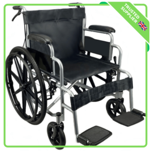 Lightweight Folding Wheelchair Grey