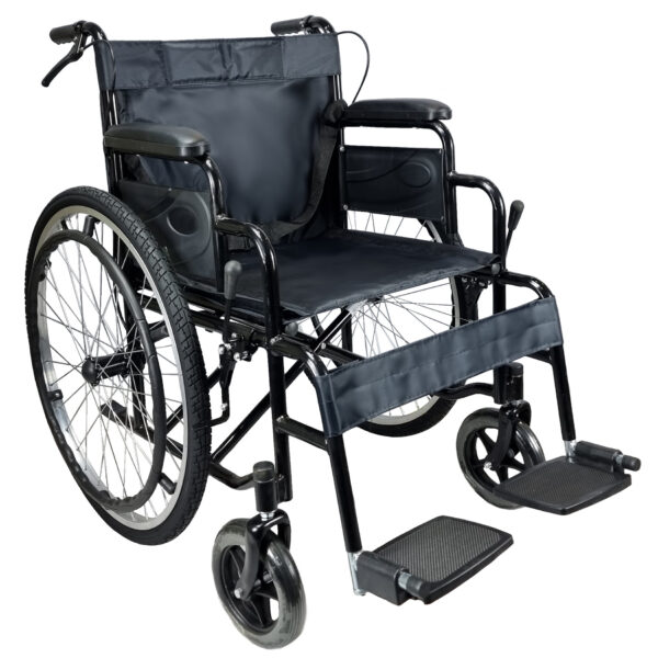 20" Self Propelled Folding Wheelchair (Black)